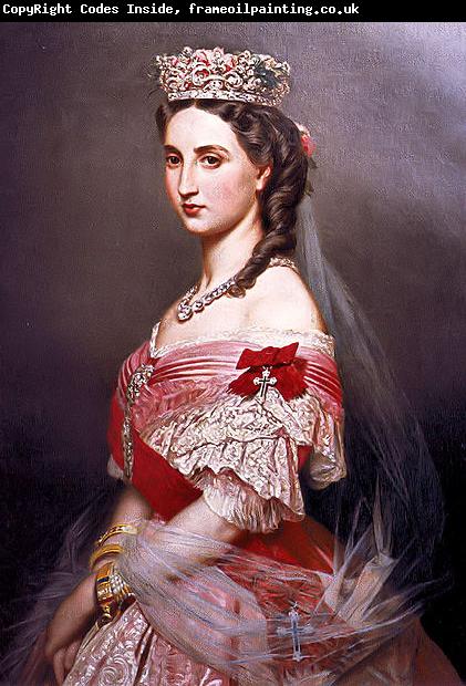 Franz Xaver Winterhalter Portrait of Charlotte of Belgium